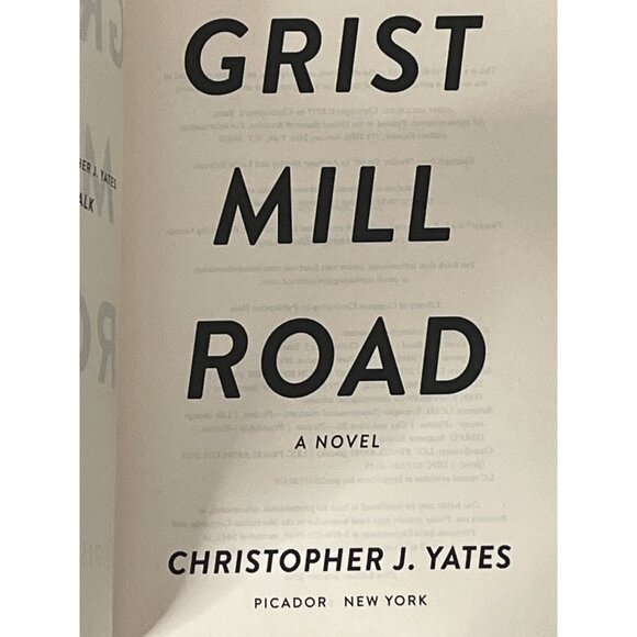 Grist Mill Road Christopher J Yates Hardcover Mystery Thriller Book - Picture 6 of 7